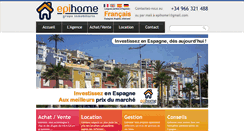 Desktop Screenshot of epihome.fr